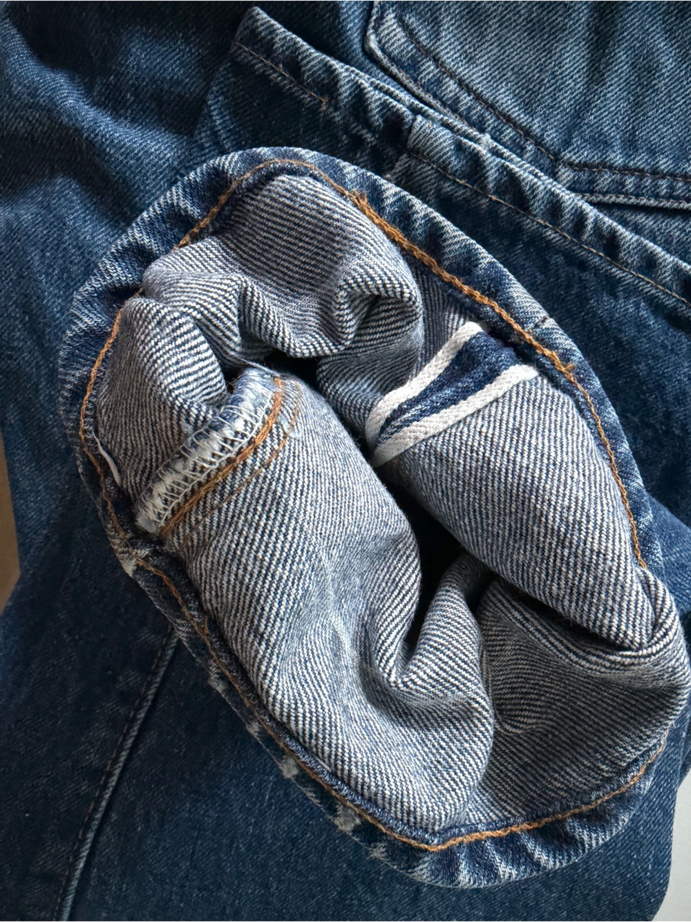 VTG 1970s Levi 501s dark denim straight leg
5 pocket front rivet 100% cot 29/29 - Picture 15 of 16
